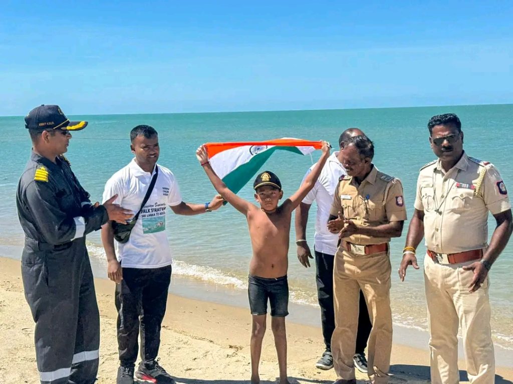  ९ वर्षीय बालकको चमत्कारिक कीर्तिमान: समुद्र पार गर्दै विश्वलाई चकित!